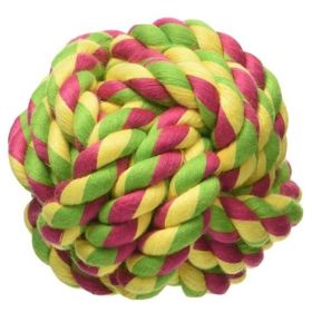 Mammoth Cottonblend Monkey Fist Ball Flossy Dog Toy 2.5" Mini